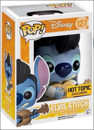 POP! Disney figure 127 Elvis Stitch Hot Topic Exclusive