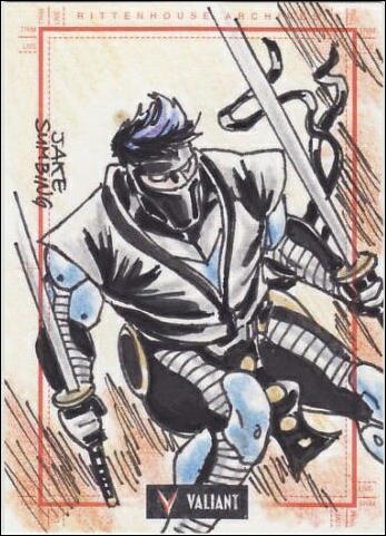 2013 Valiant Comics Preview Trading Card Set (Sketch Card Subset) card JSu-06