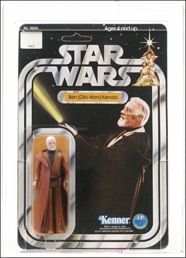 Star Wars 3 3/4" Basic Action Figures (Vintage) figure 5-C Ben (Obi-Wan) Kenobi (SW 12 Back White Hair)