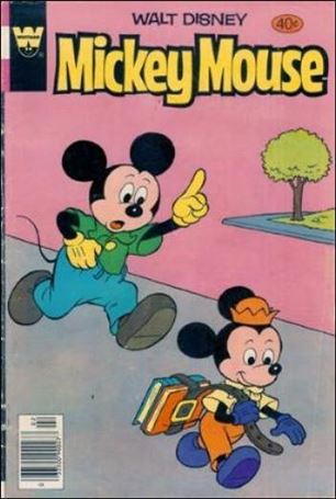 Walt Disney's Mickey Mouse issue 204-B Whitman Cover