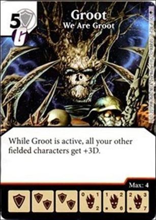 Marvel Dice Masters Age of Ultron  card 136 Groot: We Are Groot
