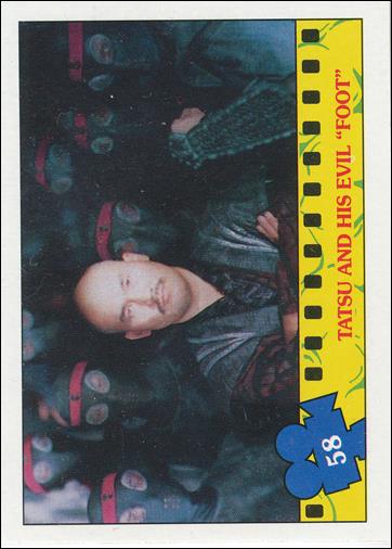 Teenage Mutant Ninja Turtles Movie (Base Set) card 58 Tatsu and His Evil "Foot"