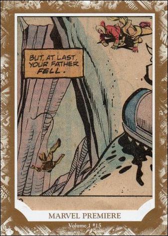 Marvel Beginnings: Series 2 (Ultimate Panel Focus Cut-Comic Subset) card UM-21 Marvel Premier #15 1/50