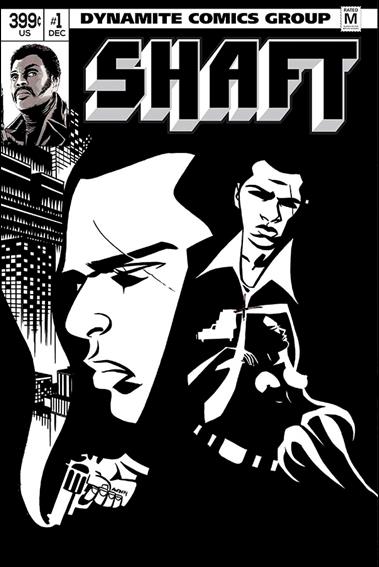 Shaft issue 1-J Michael Avon Oeming 1:30 Black & White Cover