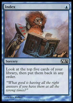 Magic the Gathering: 2013 Core Set (Base Set) card 55 Index