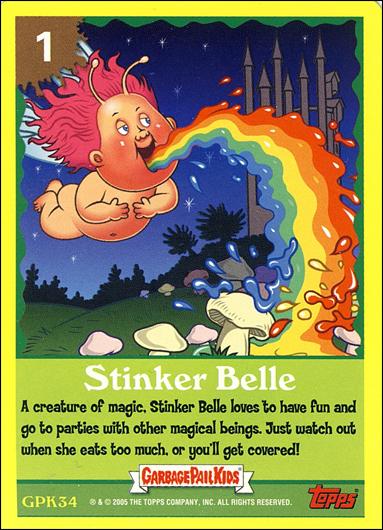 Garbage Pail Kids All-New Series 4 (Game Card Subset) card GPK34 Stinker Belle