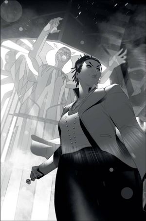 Doctor Who Origins issue 1-E Simone Di Meo Black & White Virgin Cover