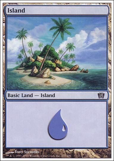 Magic the Gathering: 8th Edition (Base Set) card 337 Island
