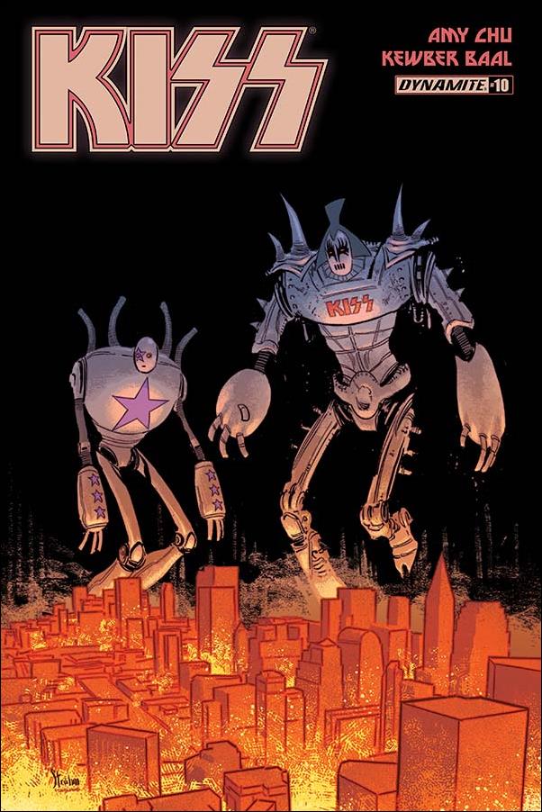 Kiss (2016) issue 10 Kyle Strahm Cover