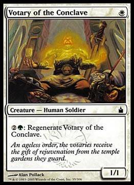 Magic the Gathering: Ravnica (Base Set)  card 35 Votary of the Conclave