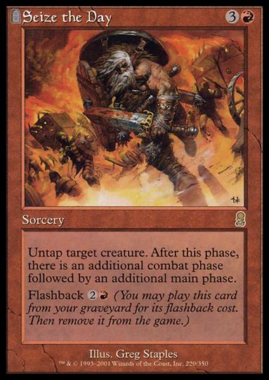 Magic the Gathering: Odyssey (Base Set) card 220 Seize the Day