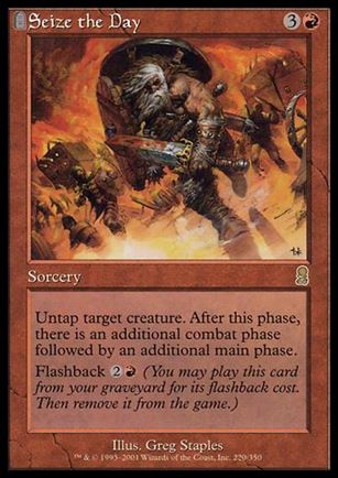 Magic the Gathering: Odyssey (Base Set) card 220 Seize the Day