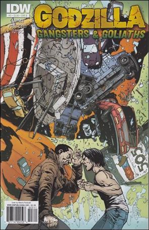 Godzilla: Gangsters and Goliaths issue 3-B Alberto Ponticelli Cover