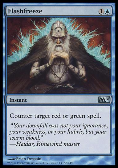 Magic the Gathering: 2010 Core Set (Base Set) card 53 Flashfreeze