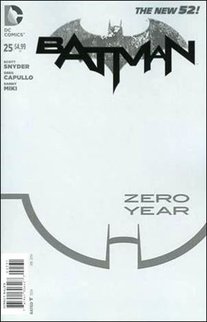 Batman (2011) issue 25-E Greg Capullo 1:100 Black and White Cover