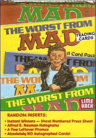 Worst from Mad  card 2 Sealed Pack