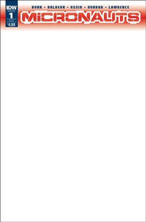 Micronauts (2016) issue 1-E Subscription Blank/Sketch Cover