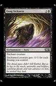 Magic the Gathering: 2014 Core Set (Base Set) card 110 Quag Sickness
