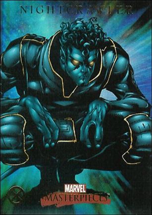 2007 Marvel Masterpieces (X-Men Parallel Foil Subset) card X8 Nightcrawler