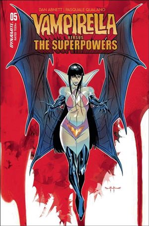 Vampirella vs. the Superpowers issue 5-E Pasquale Qualano Cover