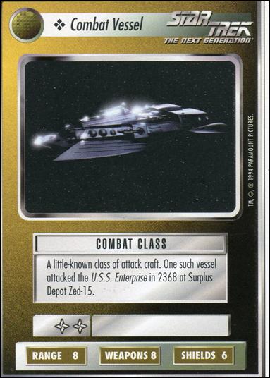 Star Trek: Premiere Unlimited (Base Set) card 352 Combat Vessel