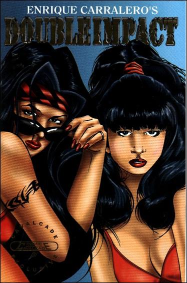Double Impact (1996) issue 1-D Wraparound  Gold Foil Cavalcade Exclusive