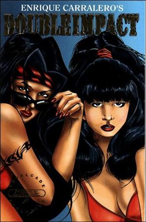 Double Impact (1996) issue 1-D Wraparound  Gold Foil Cavalcade Exclusive