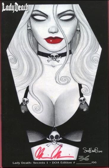 Lady Death: Secrets issue 1-HA DOA Edition 1/66 Omega Cover 1/33
