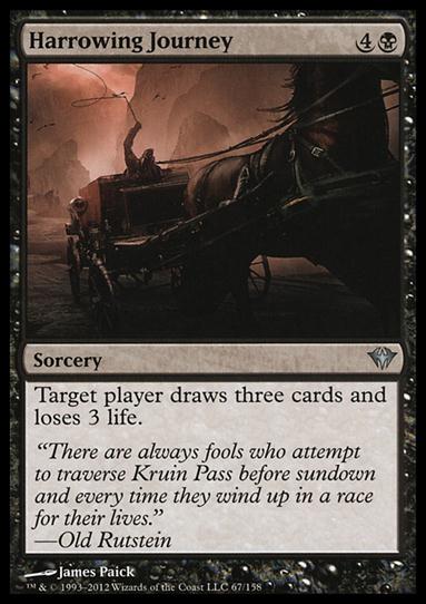 Magic the Gathering: Dark Ascension (Base Set) card 67 Harrowing Journey