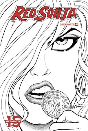Red Sonja (2019) issue 7-I Amanda Conner 1:20 Black & White Cover