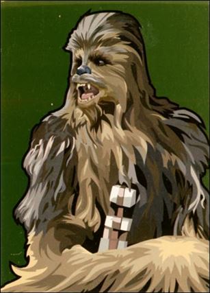 Star Wars Galaxy: Series 5 (Foil Subset) card 3-C Chewbacca Gold Foil 1/770