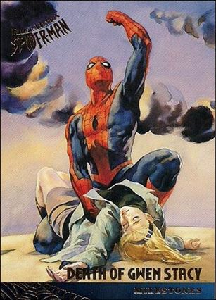 Fleer Ultra Spider-Man (Base Set) card 86 Death of Gwen Stacy