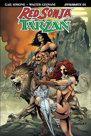Red Sonja / Tarzan issue 5-D Roberto Castro Subscription Cover