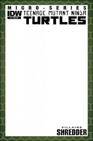 Teenage Mutant Ninja Turtles Villains Micro-Series issue 8-B Subscription Blank/Sketch Cover