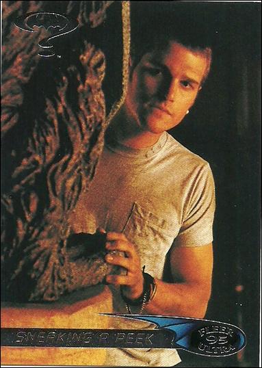 Batman Forever Fleer Ultra (Base Set) card 74 Sneaking a Peek
