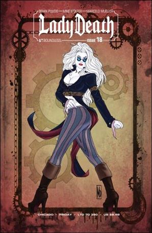 Lady Death (2010) issue 18-F Chicago Comic Con Friday Steampunk Cover 1/350