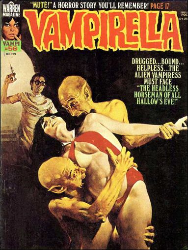 Vampirella issue 56 Enrich Torres cover painting.