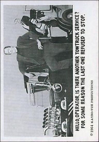 Munsters (Base Set) card 28 Hello, Operator, is There Another Tow Truck