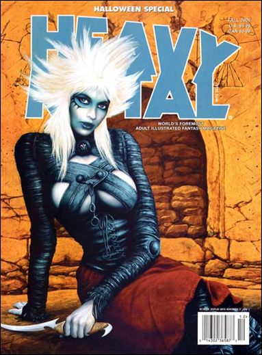 Heavy Metal:  Halloween Special issue 1 Jim Burns Cover