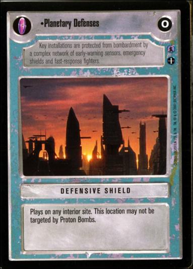 Star Wars: Reflections III (Base Set) card 146 Planetary Defenses