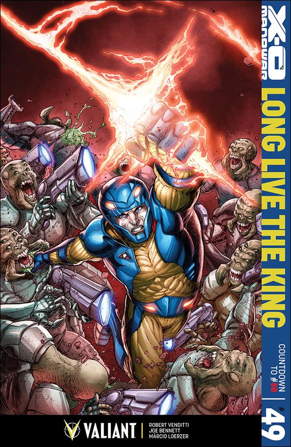 X-O Manowar (2012)  issue 49-I Polybagged Juan Jose Ryp 1:20 Cover