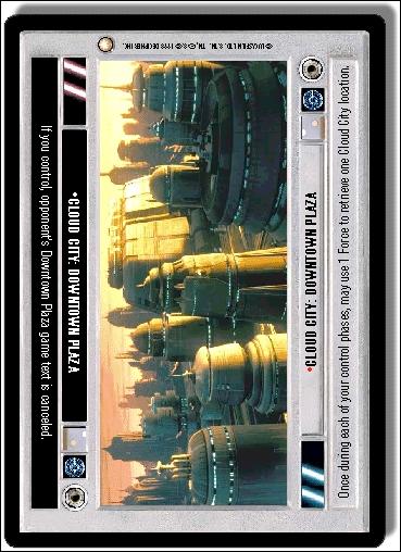 Star Wars: Special Edition Limited (Base Set) card 274 Cloud City: Downtown Plaza