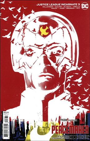Justice League Incarnate issue 3-C Jorge Fornes Peacemaker Cardstock Cover