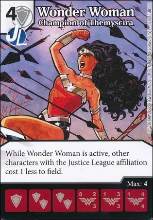 DC Comics Dice Masters Justice League  card 21 Wonder Woman: Champion of Themysciria