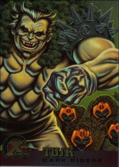 1996 Fleer Ultra X-Men All Chromium (Base Set) card 49 Tusk