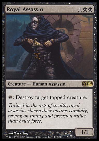 Magic the Gathering: 2010 Core Set (Base Set) card 110 Royal Assassin