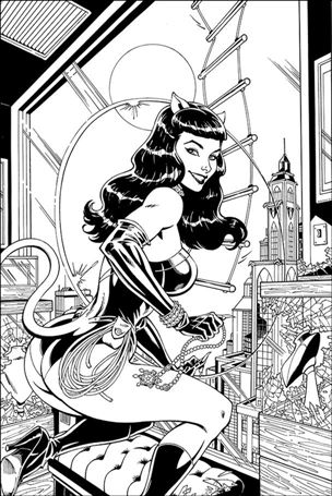 Bettie Page: Unbound issue 5-K John Royle 1:21 Black & White Virgin Cover