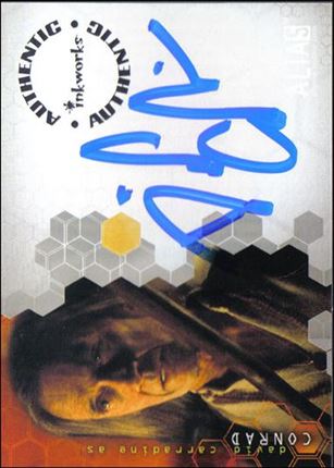Alias: Season Three (Autograph Subset) card A23 David Carradine as Conrad