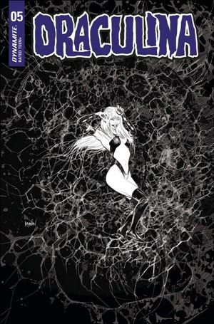 Draculina (2022) issue 5-K Rafael Kayanan 1:10 Black & White Cover