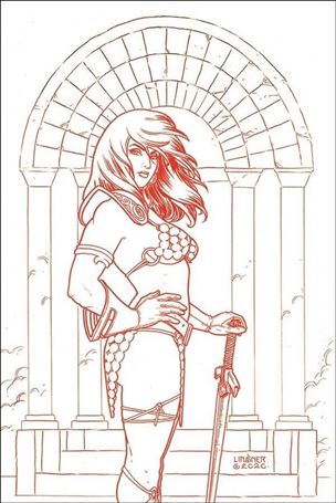 Red Sonja (2019) issue 22-N Joseph Michael Linsner 1:30 Red Line Virgin Cover